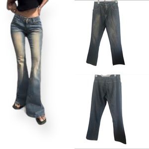Vintage Halston jeans wear Y2K stone washed denim jeans size 6